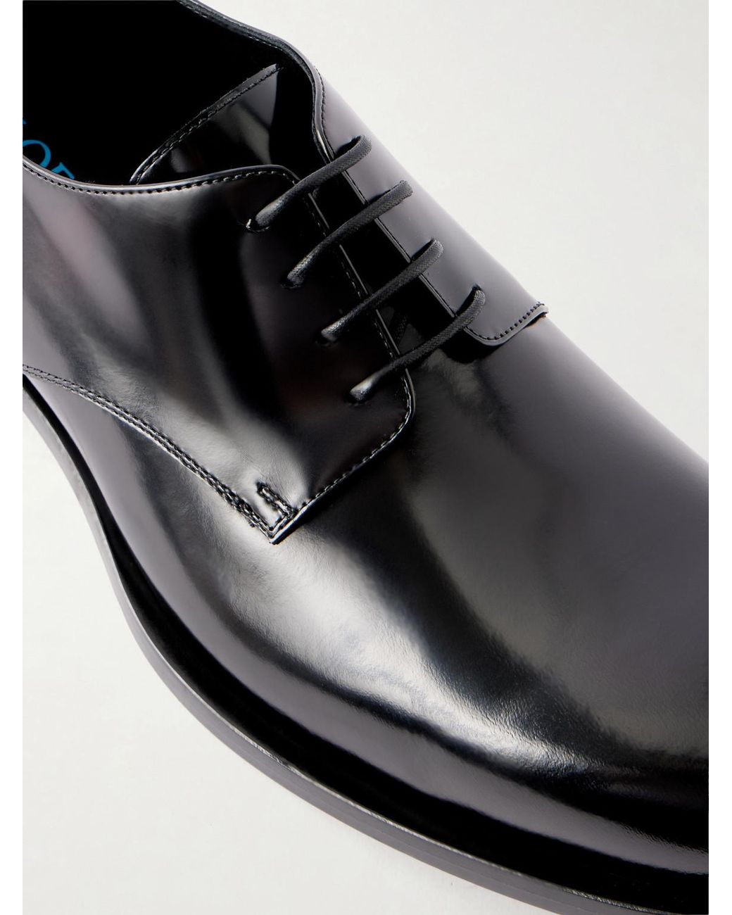 Loewe Black Bobine Leather Derby for men