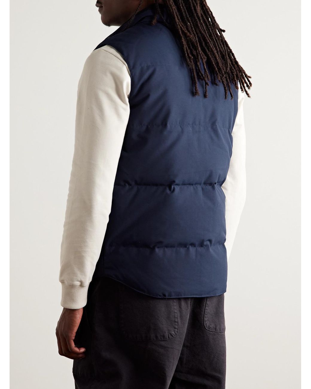 Canada Goose Blue Slim-Fit Freestyle Crew Quilted Arctic Tech Down Gilet for men