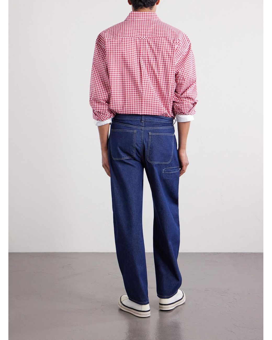 FRIZMWORKS Blue Wide-Leg Jeans for men