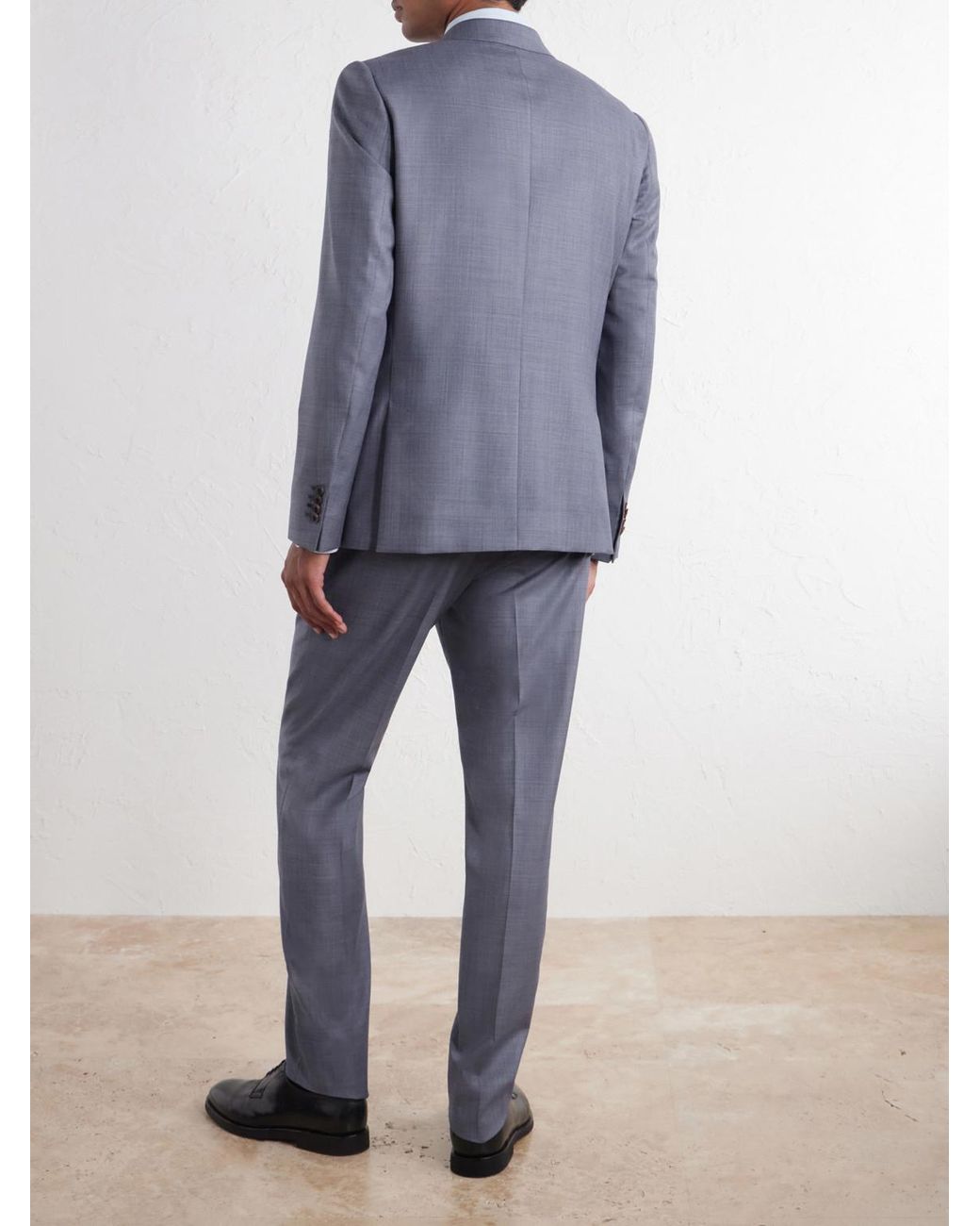 Paul Smith Blue Wool-Twill Suit Jacket for men