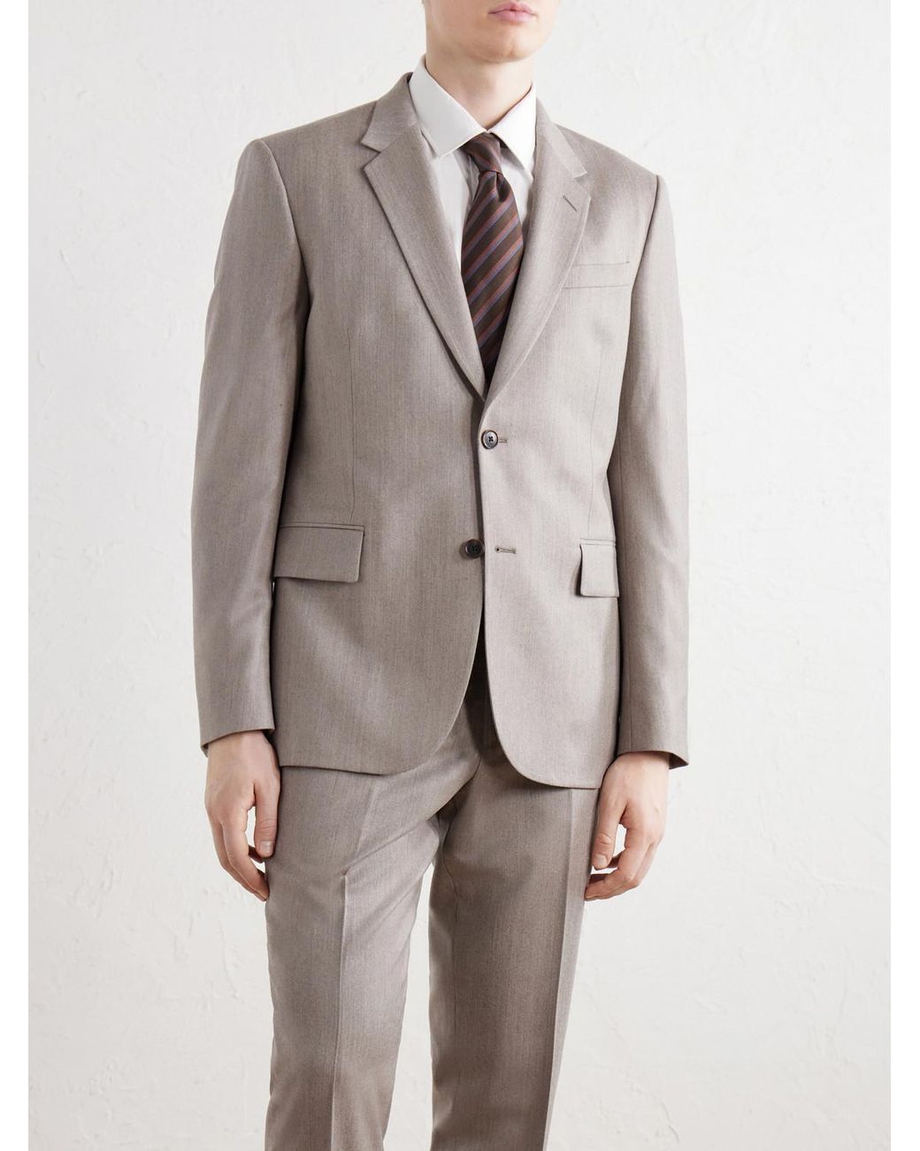 Paul Smith Natural Wool And Cashmere-Blend Suit Jacket for men