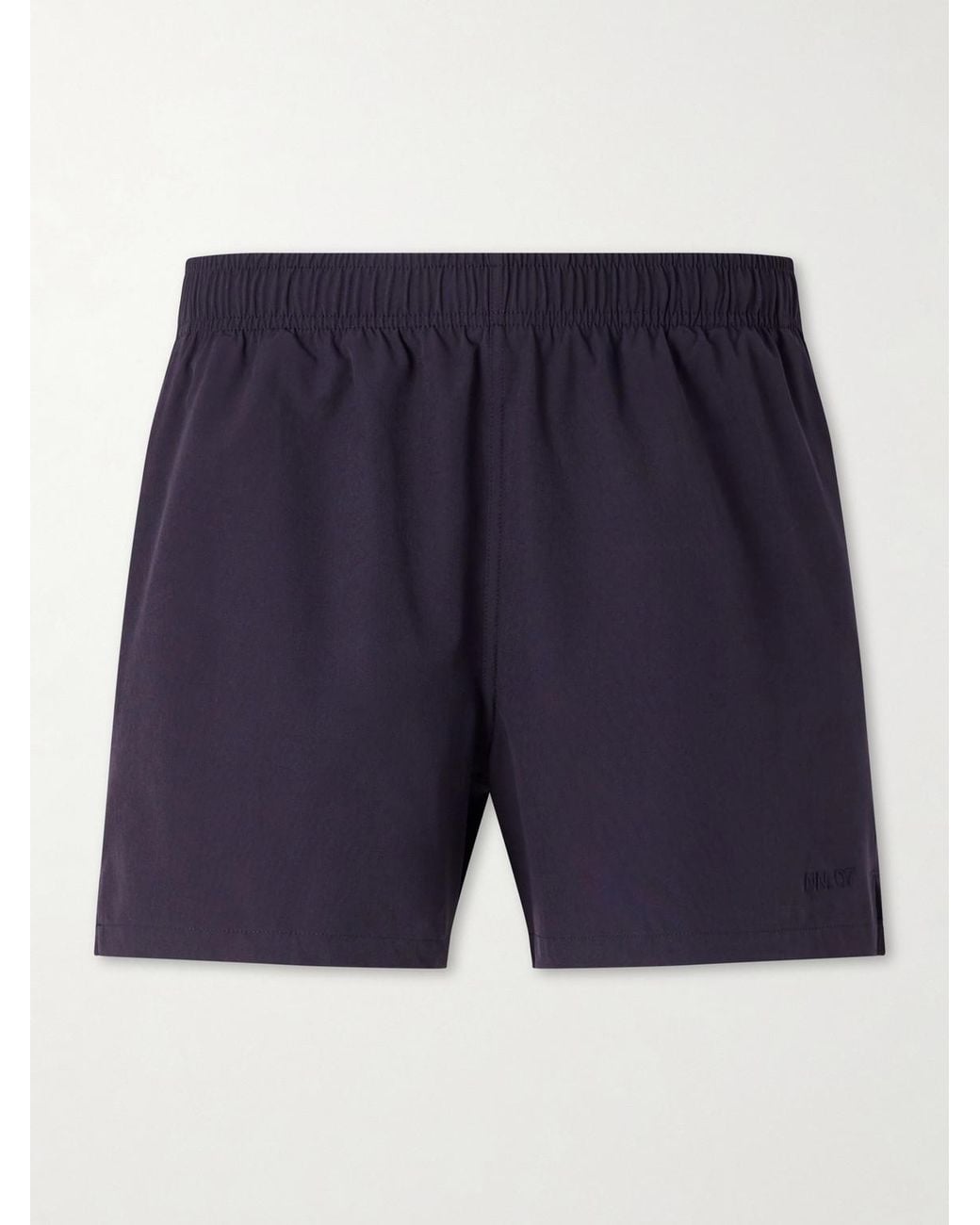 NN07 Blue Holiday 10039 Straight-Leg Short-Length Recycled-Shell Swim Shorts for men