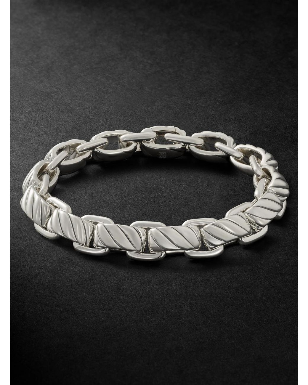 David Yurman Black Sterling Bracelet for men