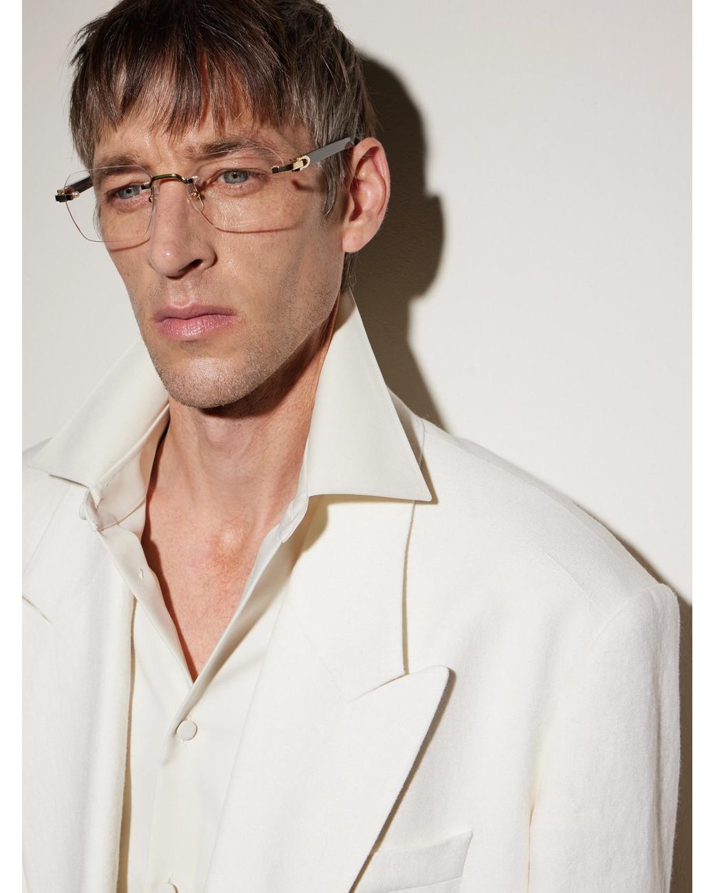 Cartier Black Signature C Acetate And-Tone Glasses for men