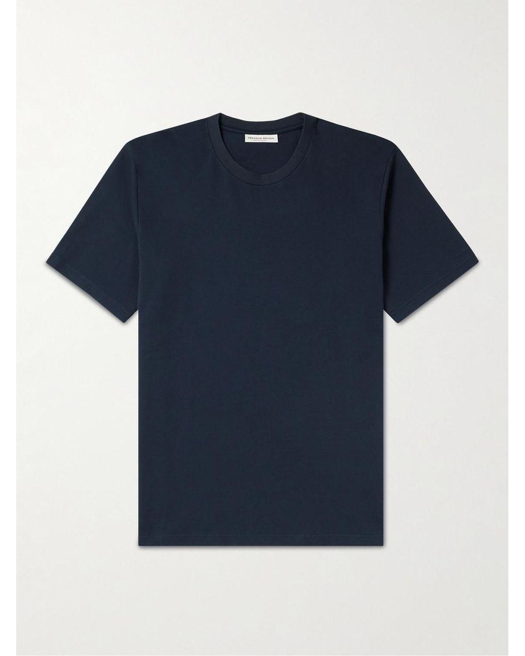 Orlebar Brown Blue Deckard Cotton-Jersey T-Shirt for men