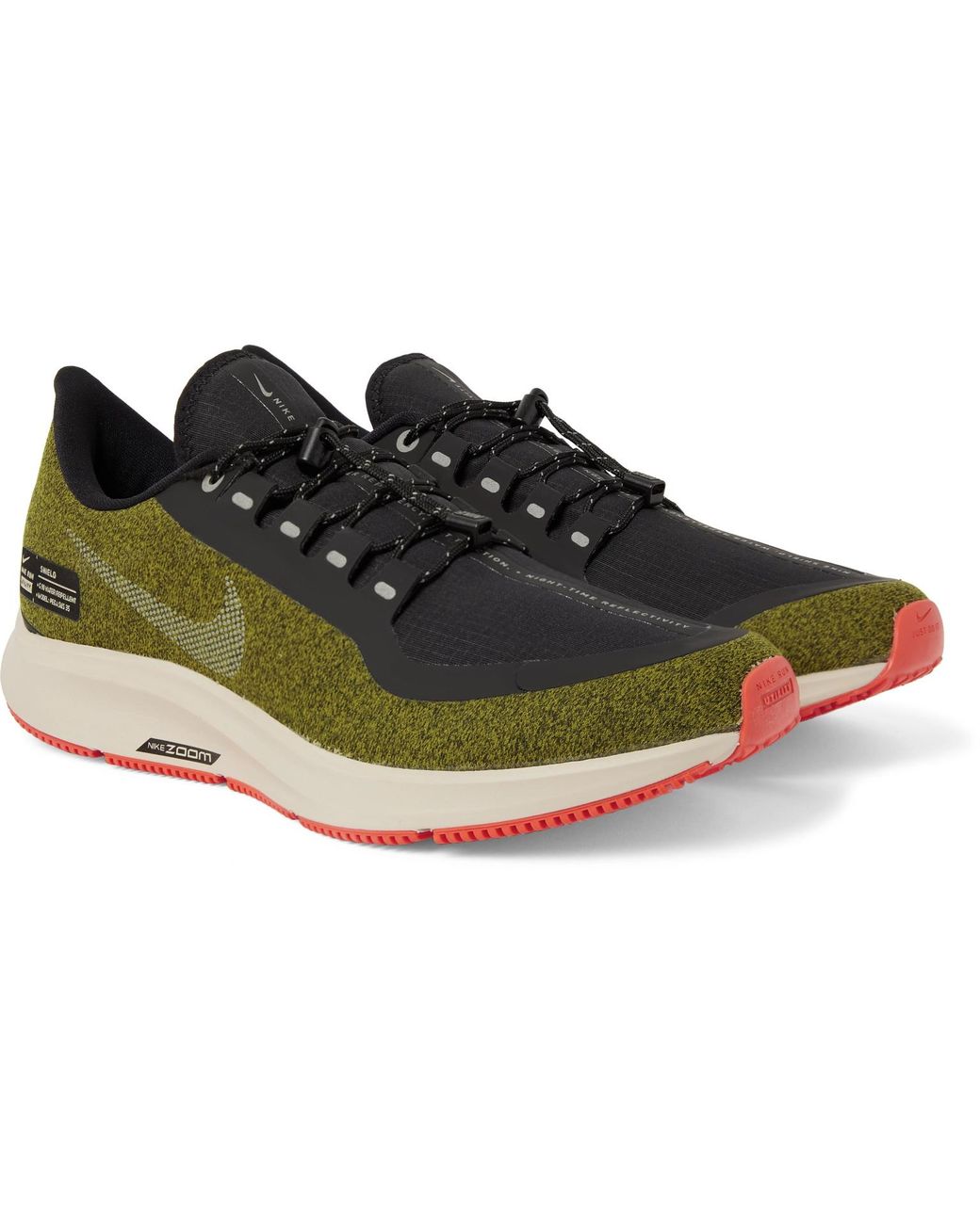 Nike Air Zoom Pegasus 35 Shield Water-repellent Sneakers in Army Green  (Green) for Men | Lyst Canada