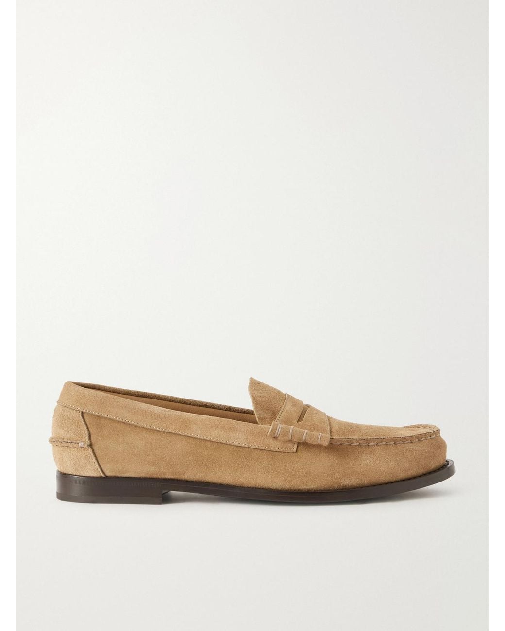 Church's White Rowley Suede Loafers for men