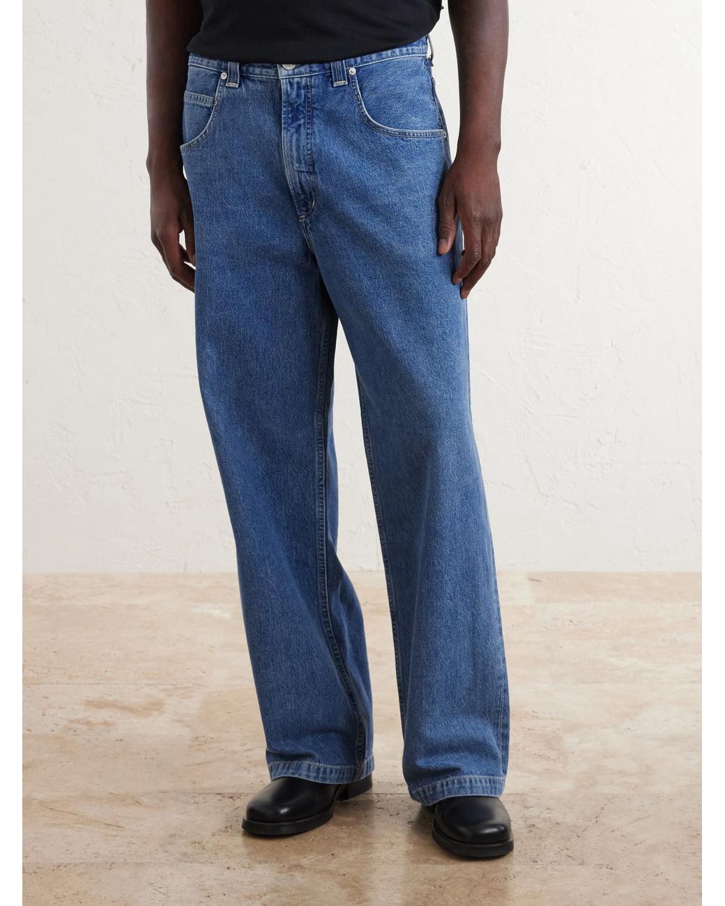 Agolde Blue Grover Wide-Leg Jeans for men