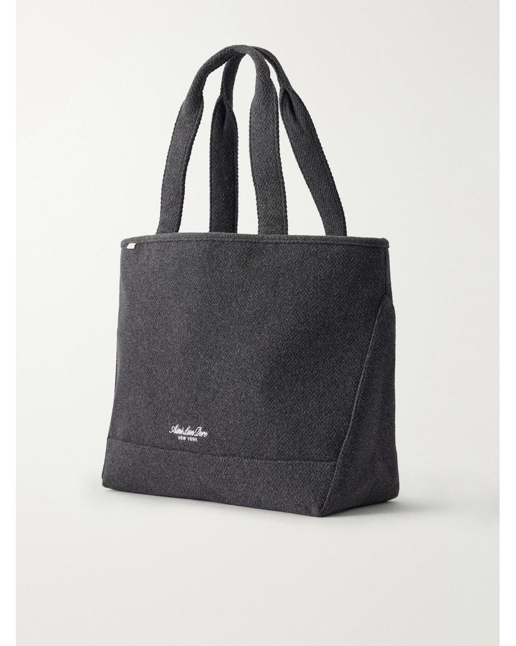 Aimé Leon Dore Black Ny Highlanders Logo-Appliquéd Canvas Tote for men
