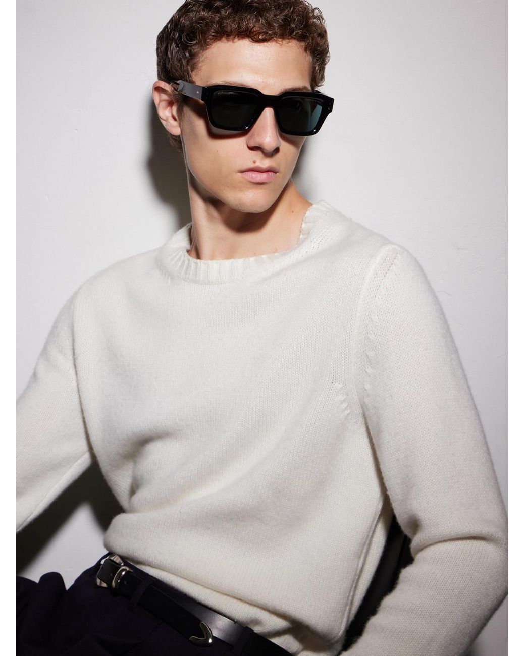 Cutler & Gross Blue Square-Frame Acetate Sunglasses for men