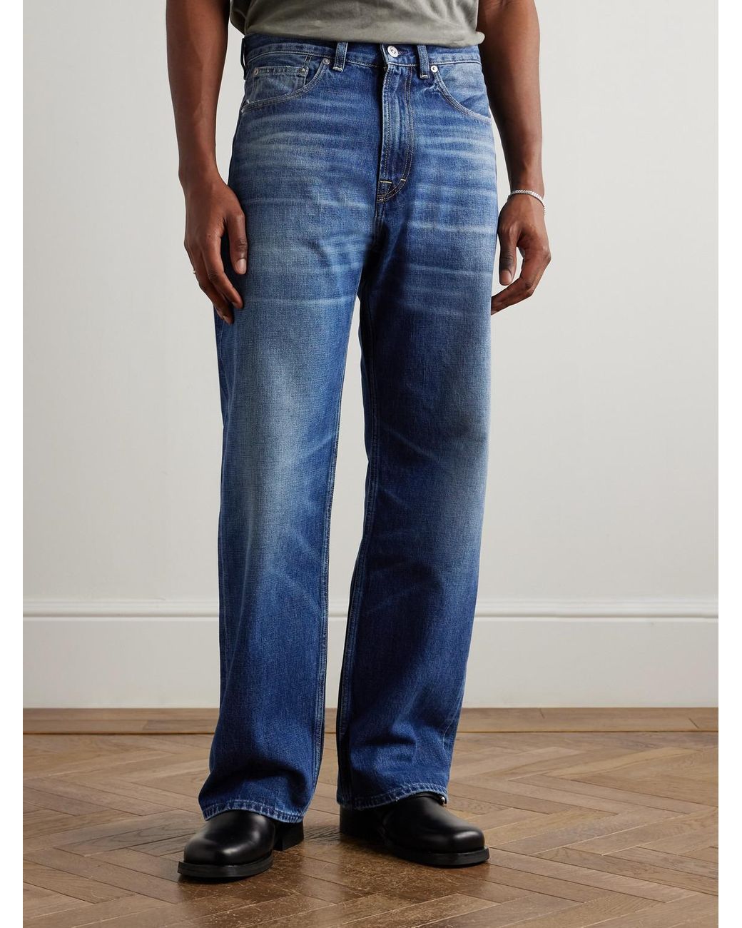 Our Legacy Emporio Armani Terzo Straight-Leg Jeans in Blue for Men
