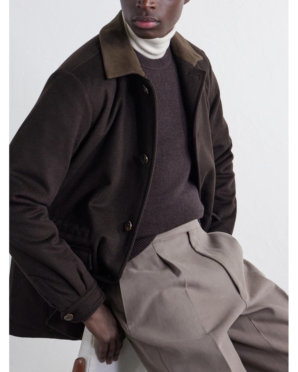 Rag & Bone Blue Vernon Cashmere Sweater for men