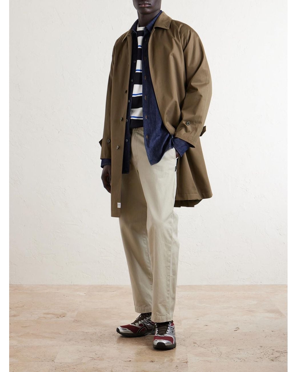 Neighborhood Natural Straight-Leg Cotton Chinos for men