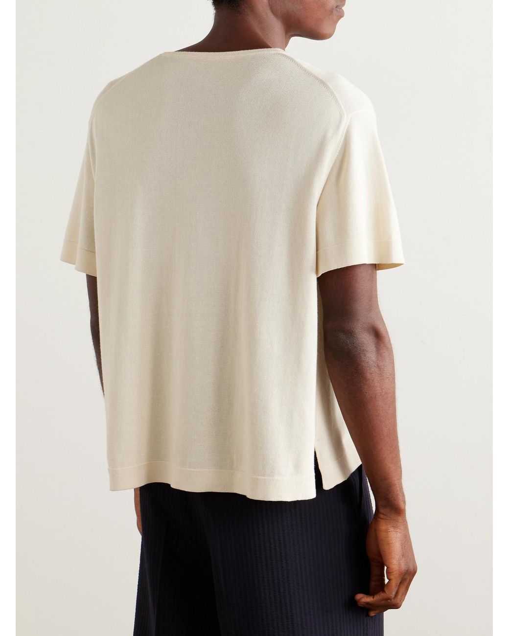 STÒFFA Natural Cotton T-Shirt for men