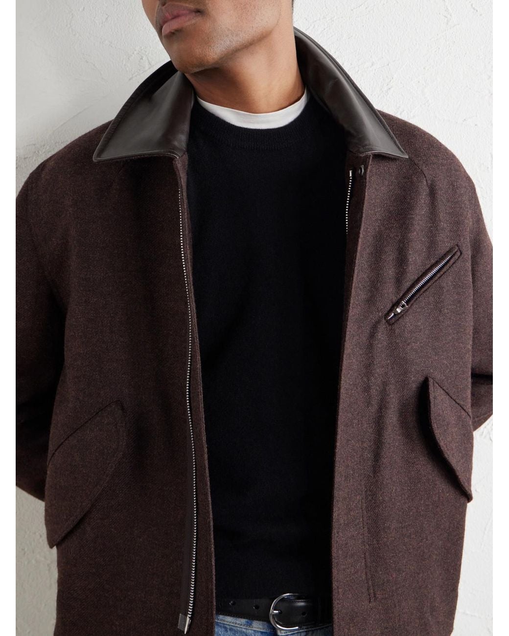 Ghiaia Blue Cashmere Sweater for men