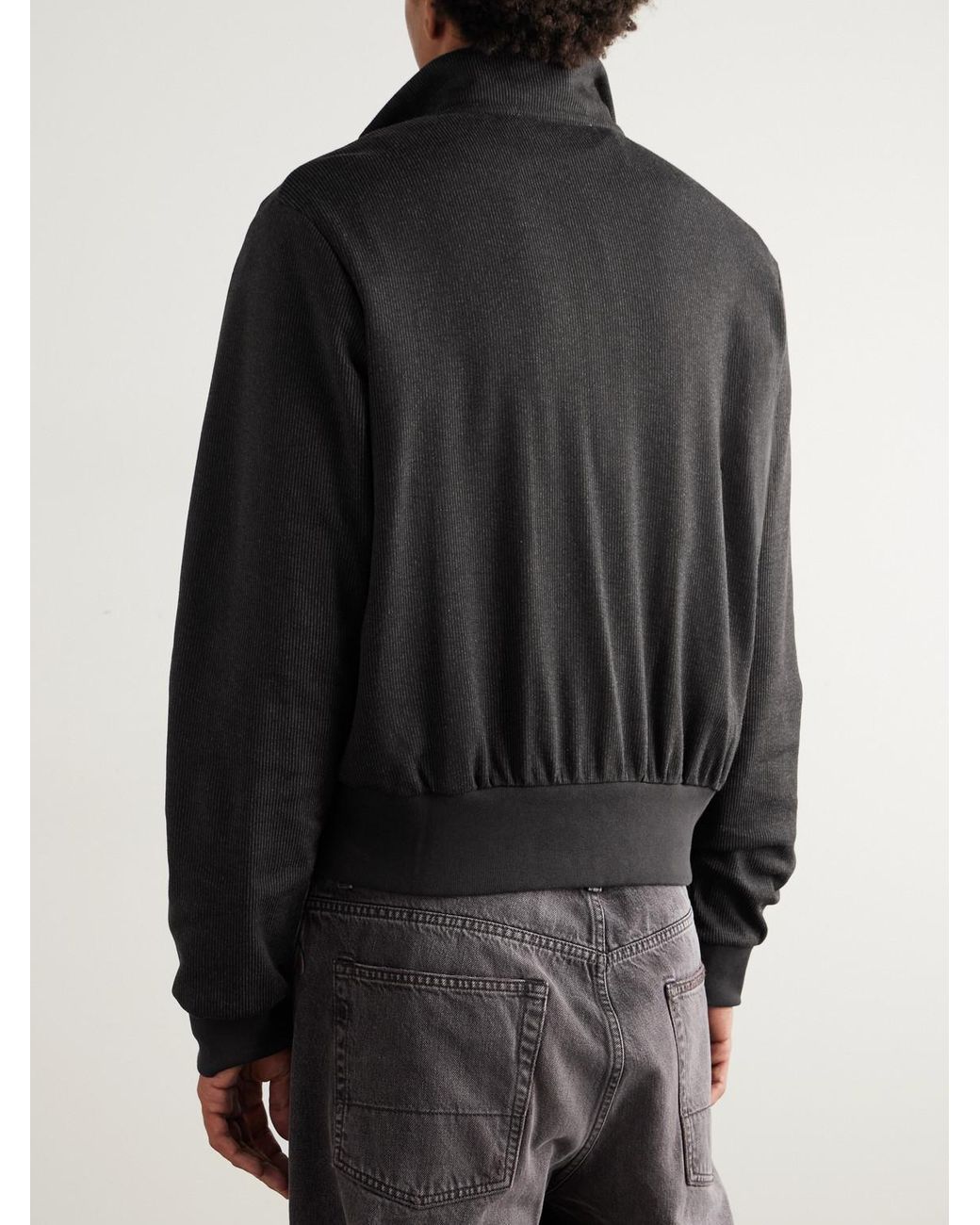 Our Legacy Black Mob Cotton-blend Track Jacket for men