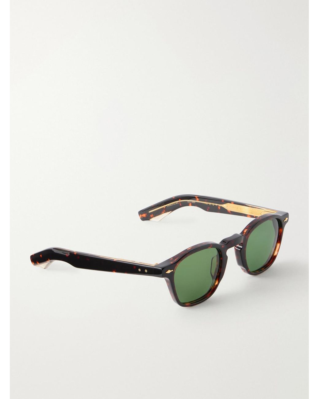 Jacques Marie Mage Green Zephirin Round-frame Acetate Sunglasses for men