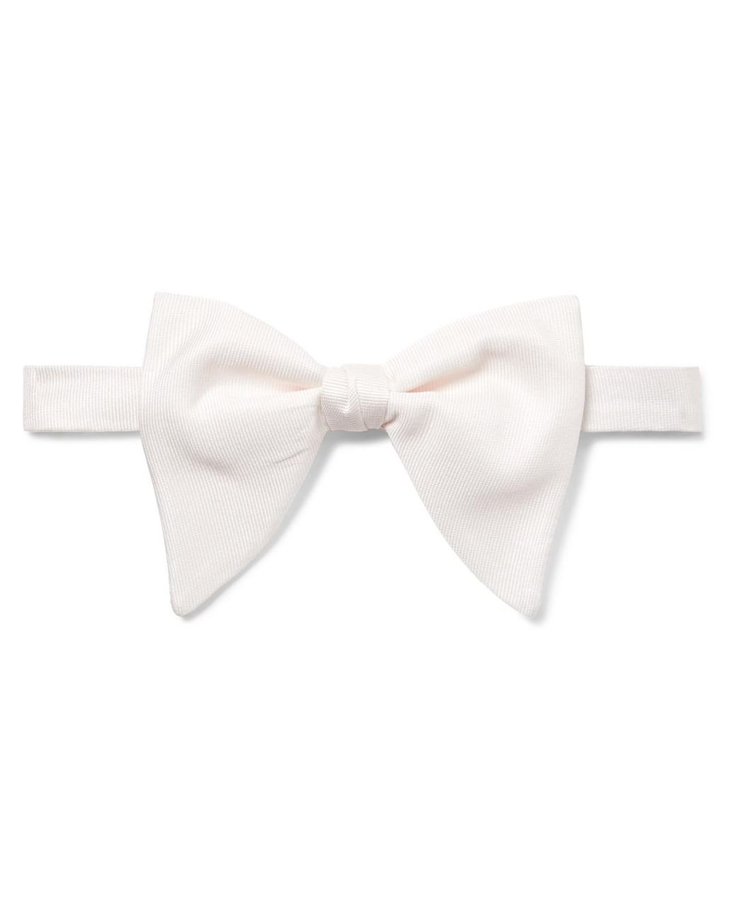 Gucci Pre-tied Silk-grosgrain Bow Tie in White for Men | Lyst