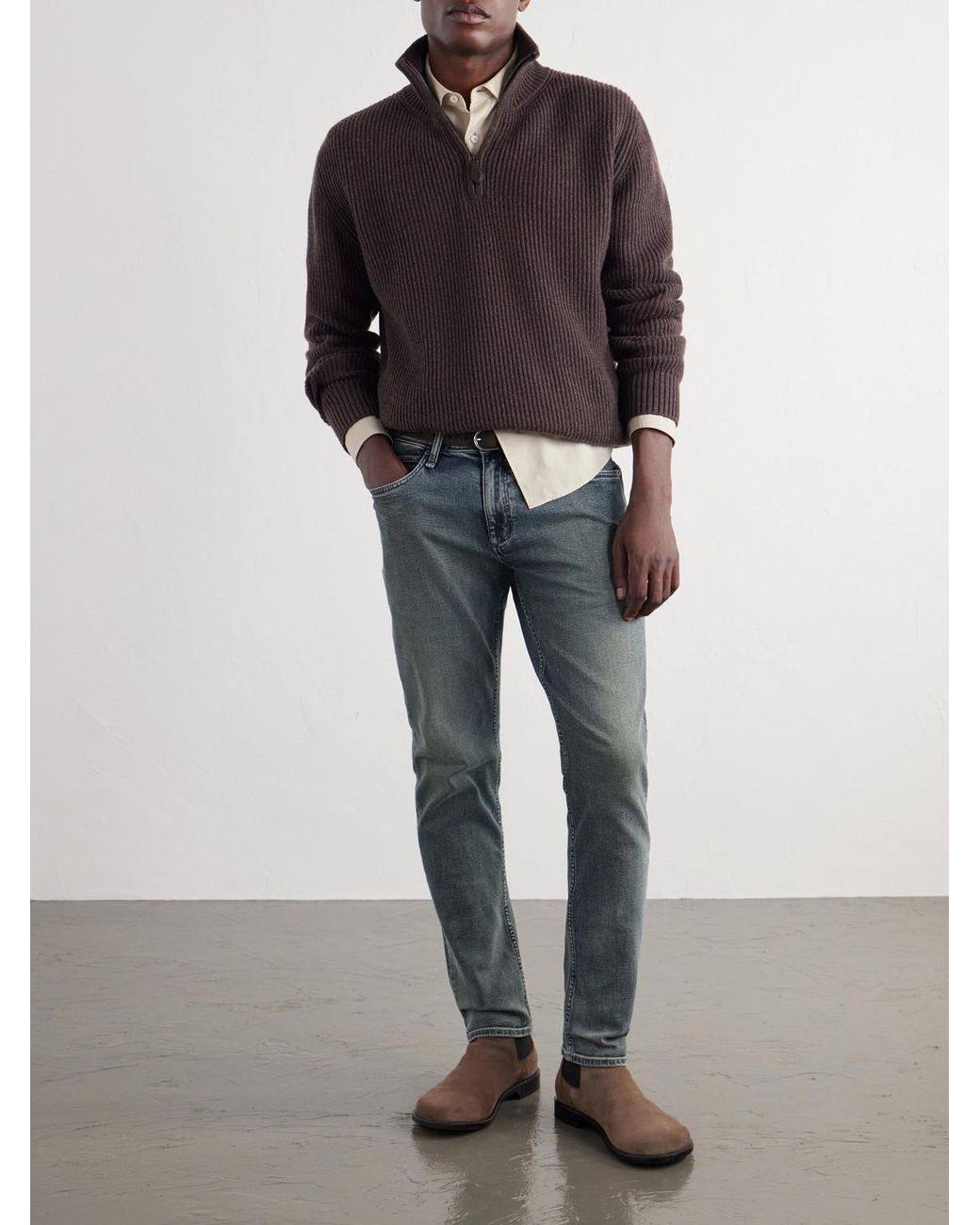 Rag & Bone Blue Fit 3 Authentic Slim-Fit Stretch-Denim Jeans for men