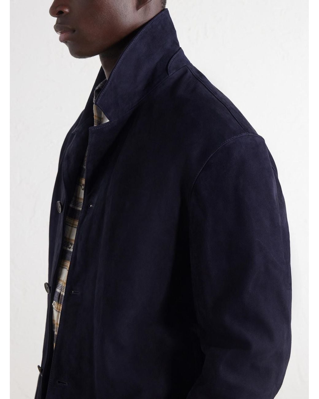 Mr P. Suede Jacket in Blue für Herren