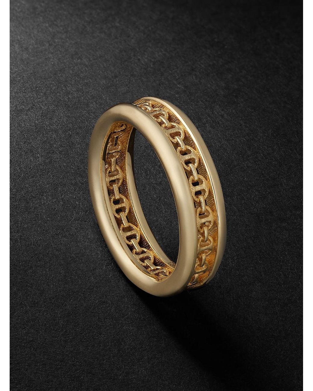 Hoorsenbuhs Black Chassis Ii 18-Karat Ring for men