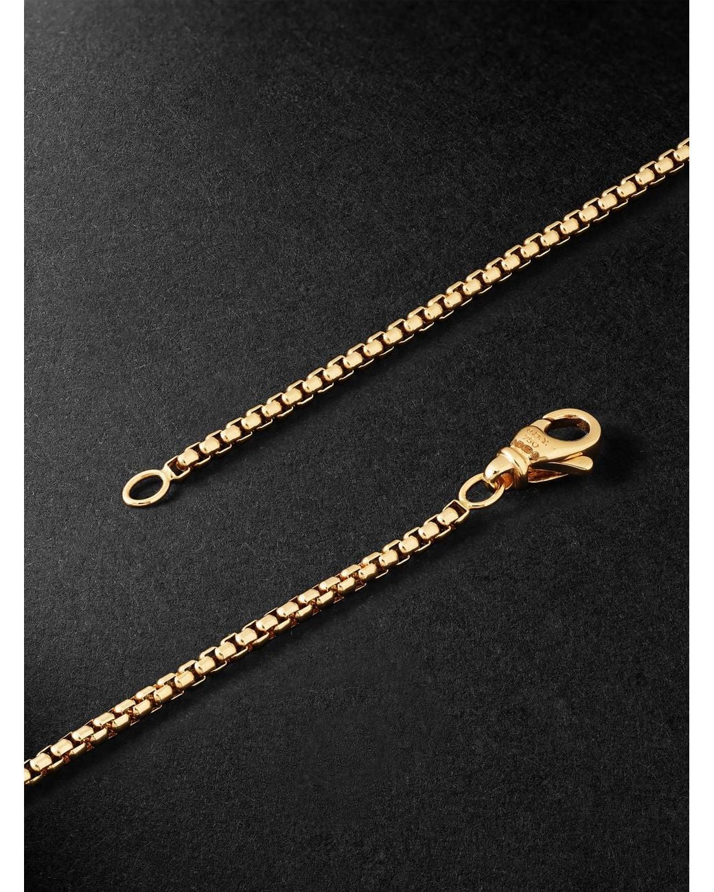 David Yurman Black 18-karat Gold Chain Necklace for men