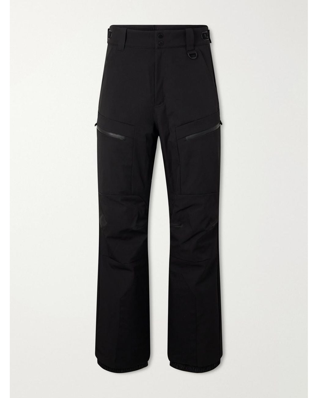 Fusalp Black Sidyo Straight-Leg Paneled Padded Ski Pants for men