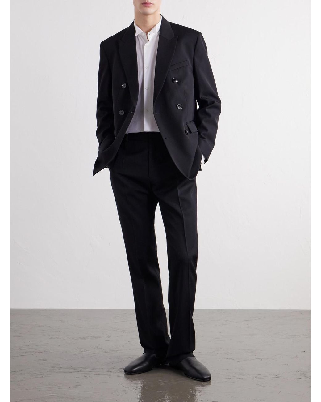 Totême  White Relaxed Cotton-Poplin Shirt for men