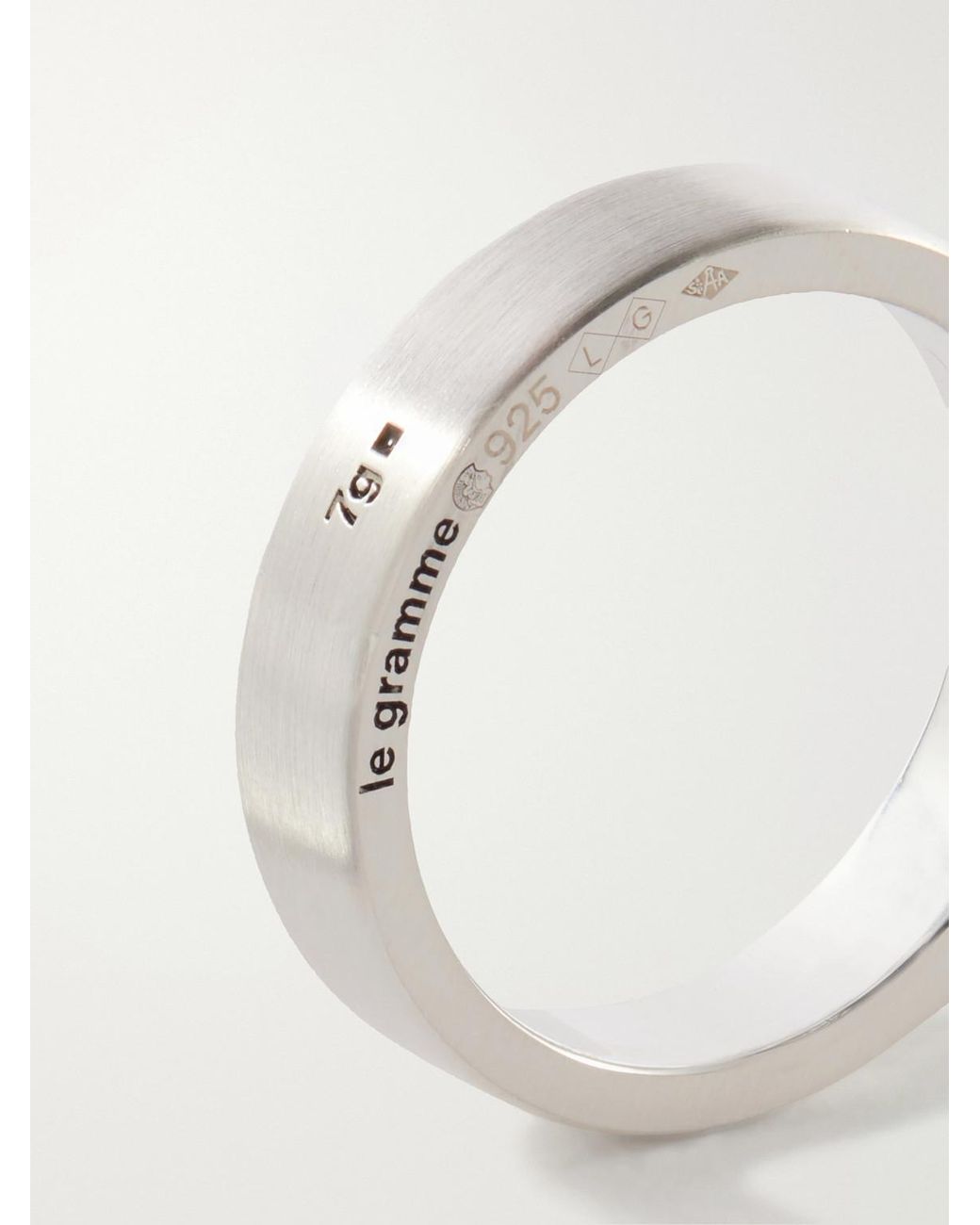 Le Gramme 7g Silver Ring in Natural für Herren
