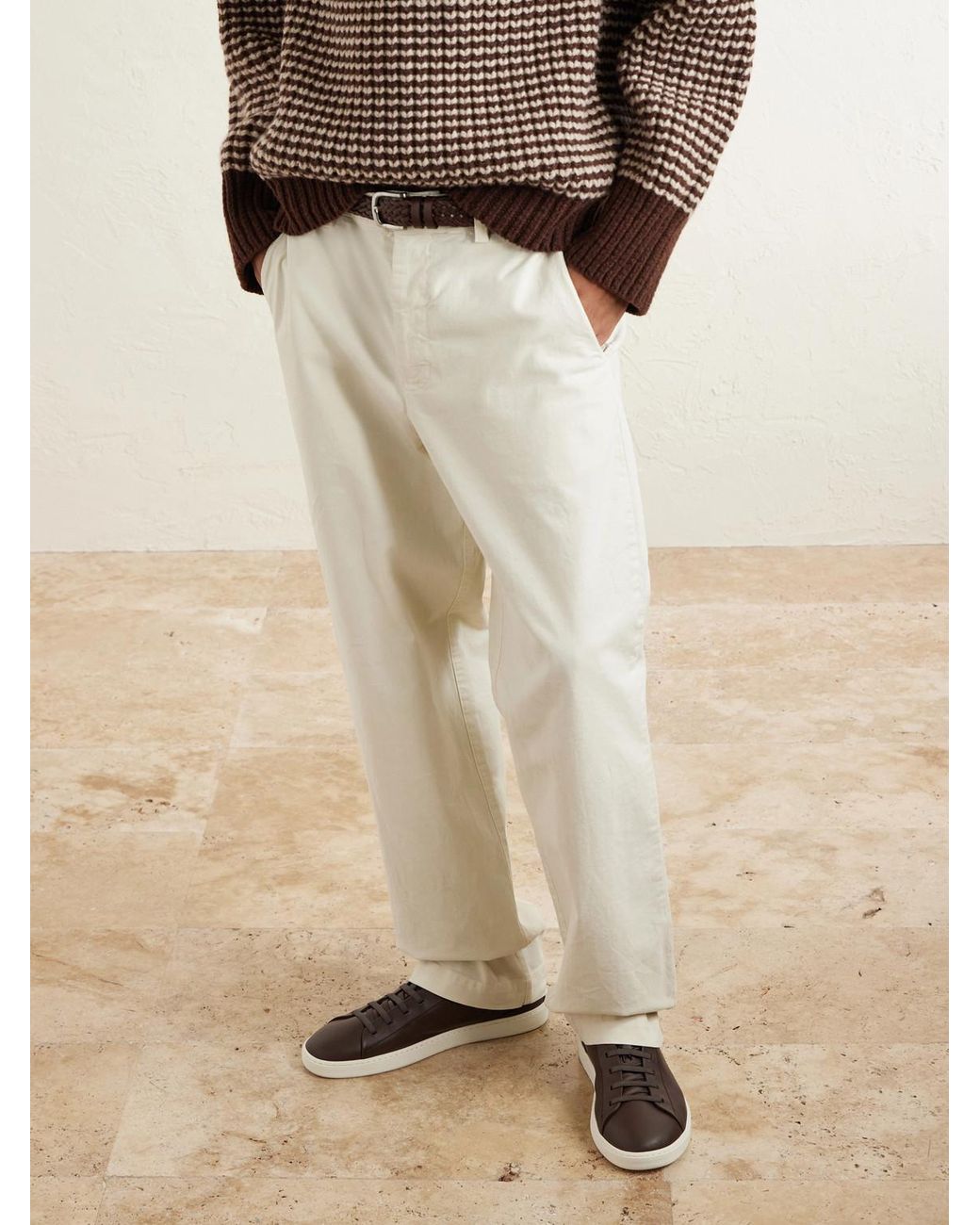 Church's Brown Rochdale Full-grain Leather Sneakers for men
