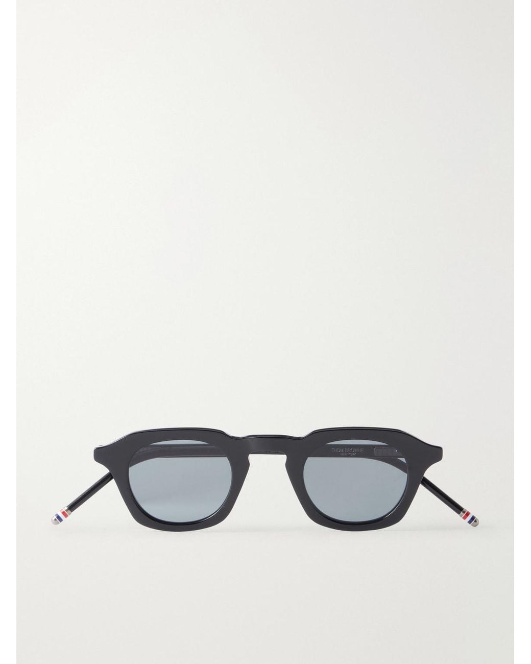 Thom Browne Black Round-Frame Acetate Sunglasses for men