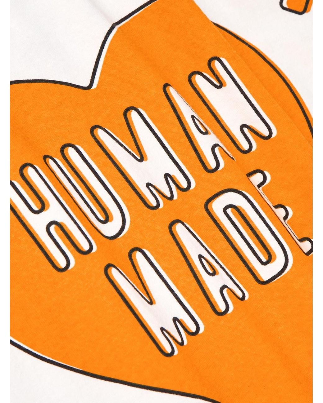 Human Made White Printed Cotton-Jersey T-Shirt for men