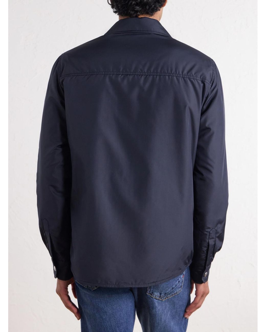 Slowear Blue Montedoro Teknosartorial Shell Jacket for men
