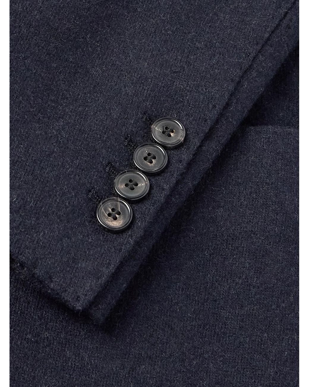 Loro Piana Blue Unstructured Jersey Novalis Blazer for men