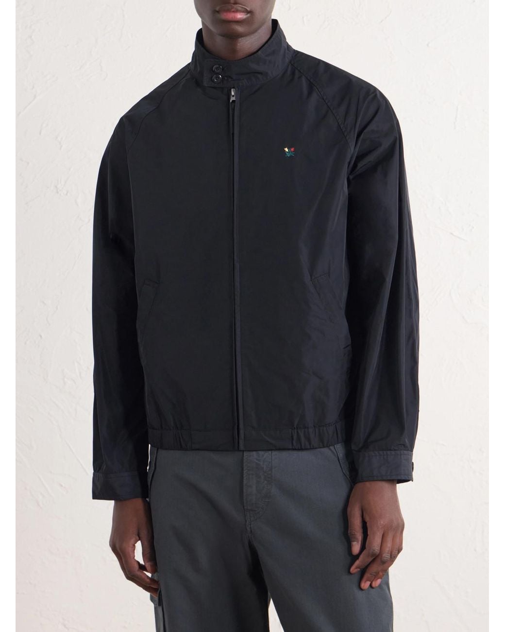 Aimé Leon Dore Blue Embroidered Shell Jacket for men