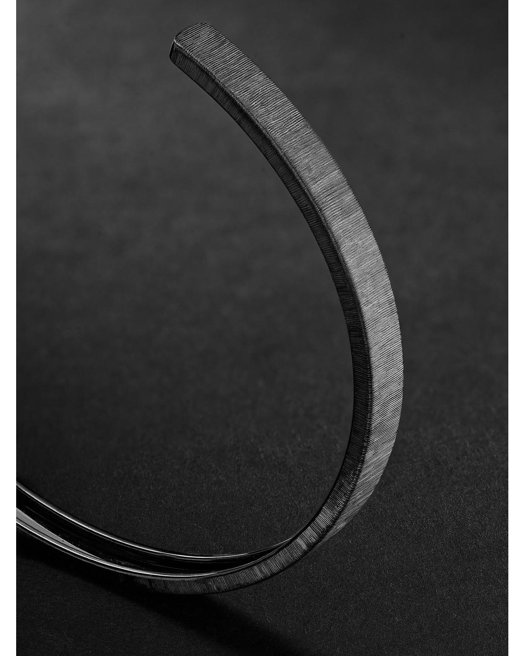 Buccellati Macri Blackened Bangle for men