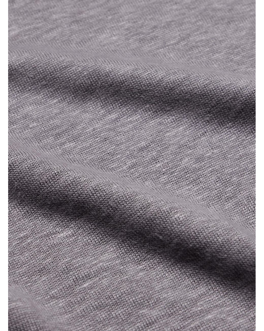 Mr P. Gray Linen T-Shirt for men