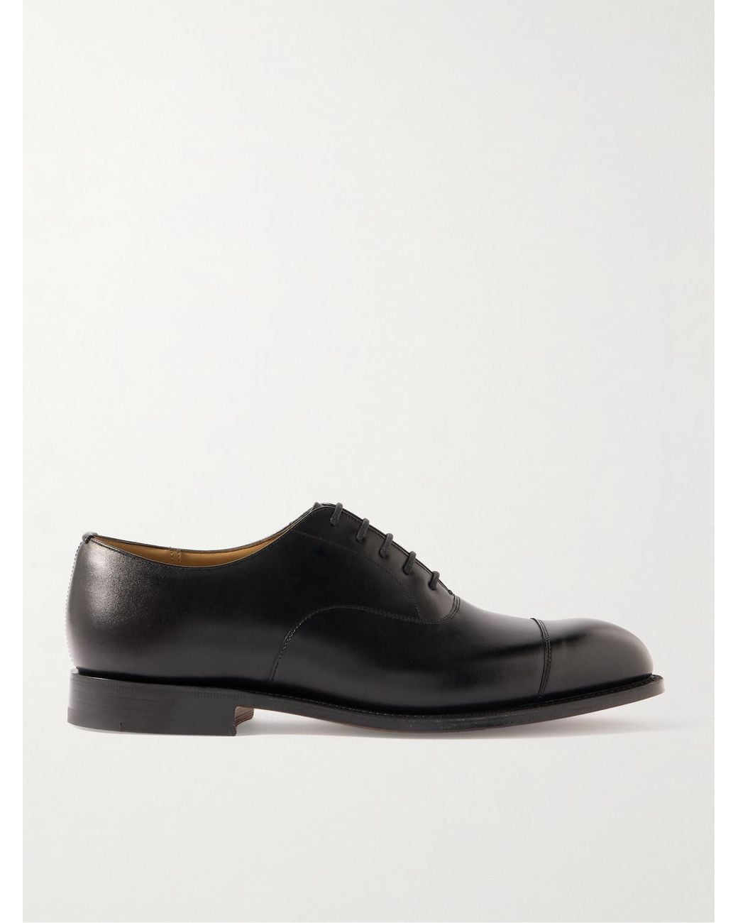 Church's Black Consul Leather Oxford Shoes for men