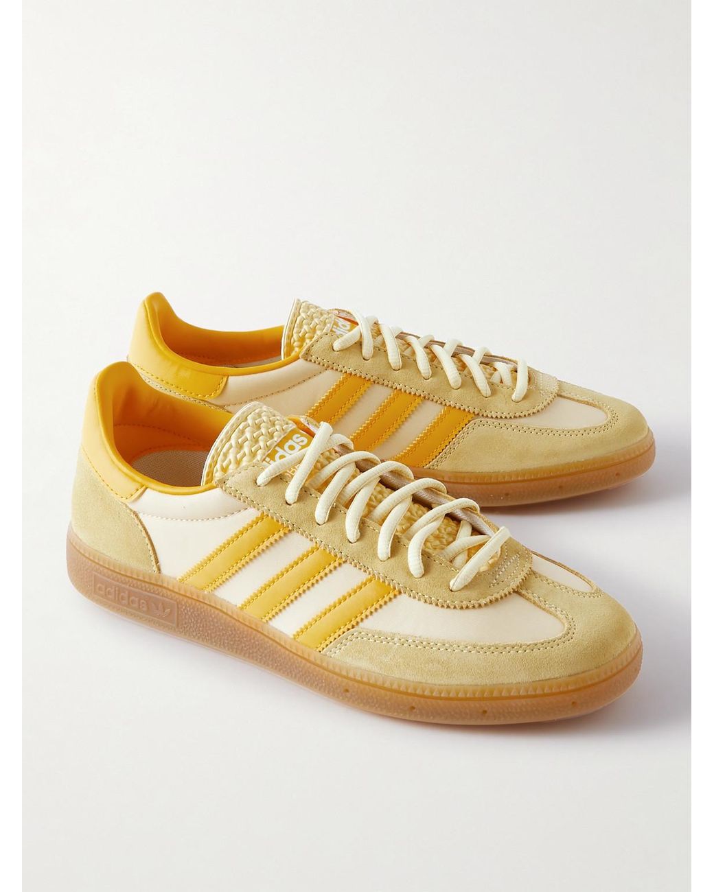 adidas Originals Handball Spezial Sneakers aus Nylon und Veloursleder mit Lederbesatzen in Gelb fur Herren Lyst DE