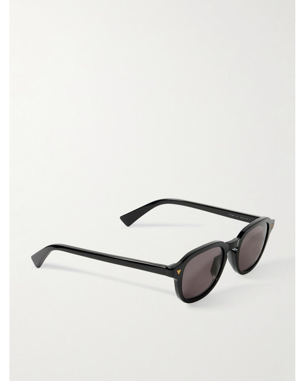 Bottega Veneta Black Round-frame Acetate Sunglasses for men