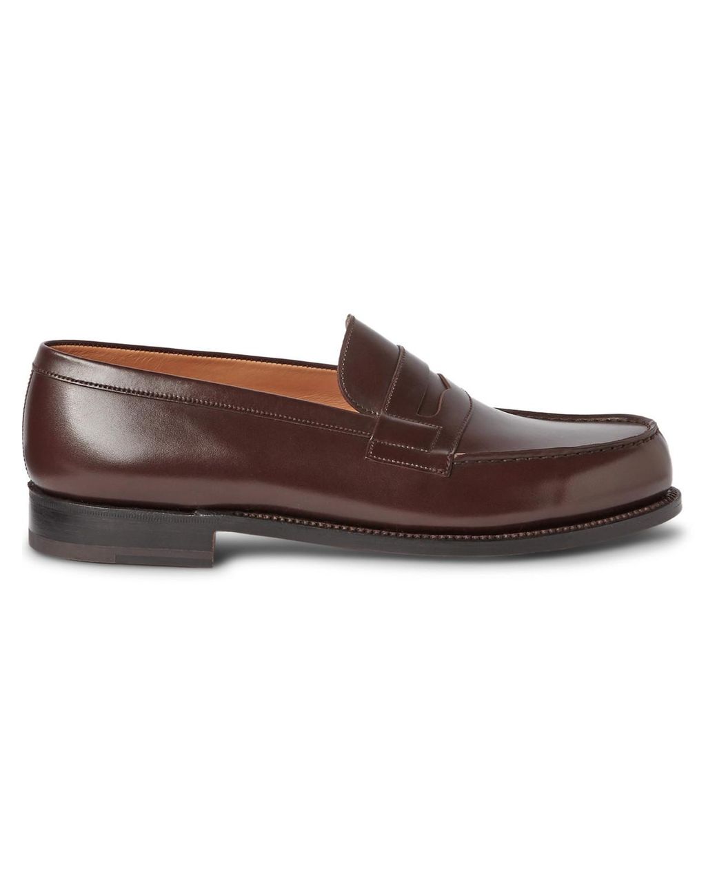 J.M. Weston 180 Moccasin Leather Loafers in Brown for Men | Lyst