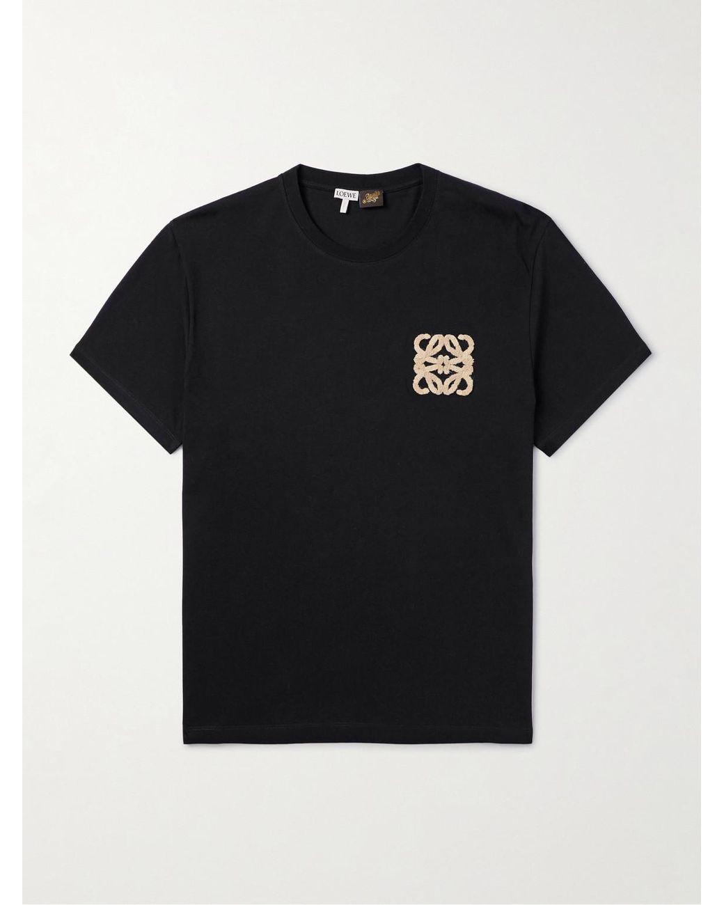 Loewe Paula's Ibiza ブラックポロシャツ loewe-Black-Paulas-Ibiza-Logo-