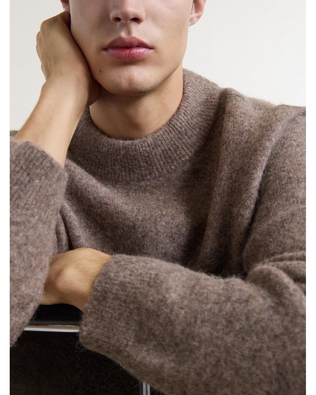 A.P.C. Brown Dylan Sweater for men