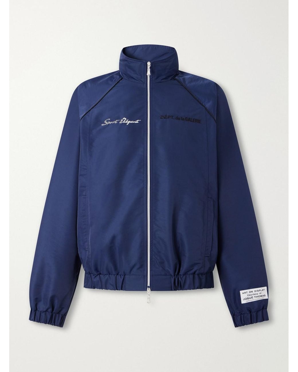 GALLERY DEPT. Blue Logo-Embroidered Shell Jacket for men