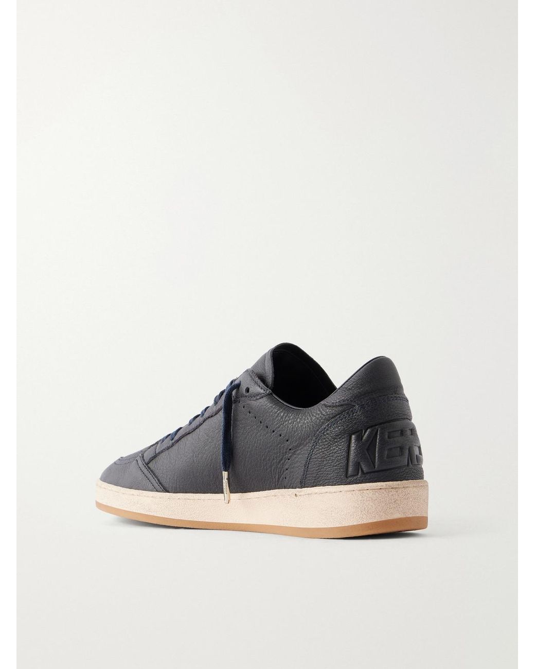 Golden Goose Deluxe Brand Blue Ball Star Distressed Leather Sneakers for men