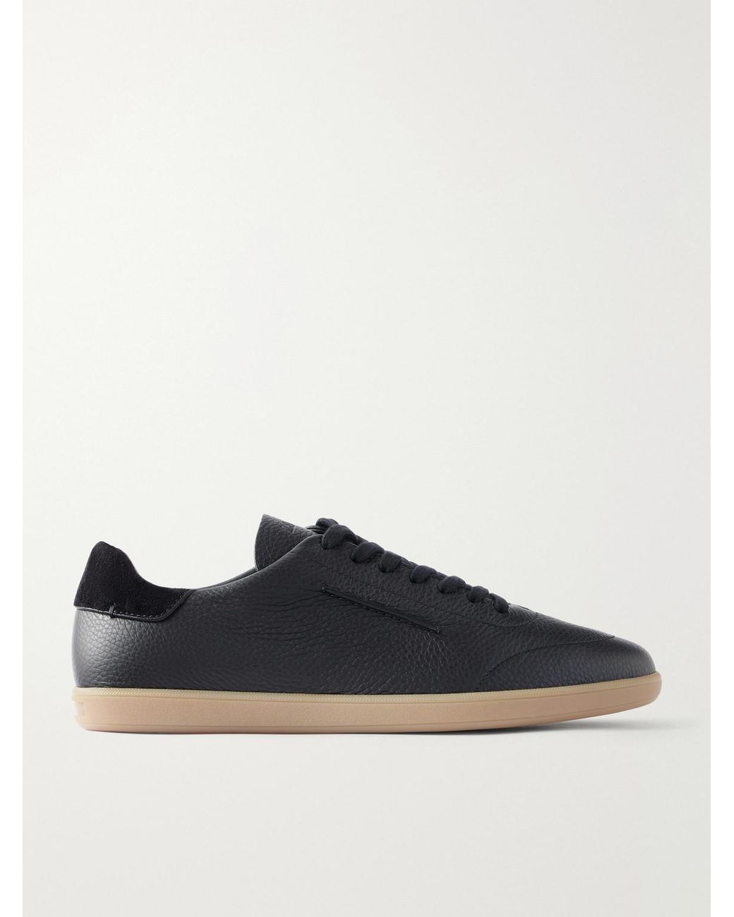 Zegna Blue 232 Full-Grain Leather Sneakers for men