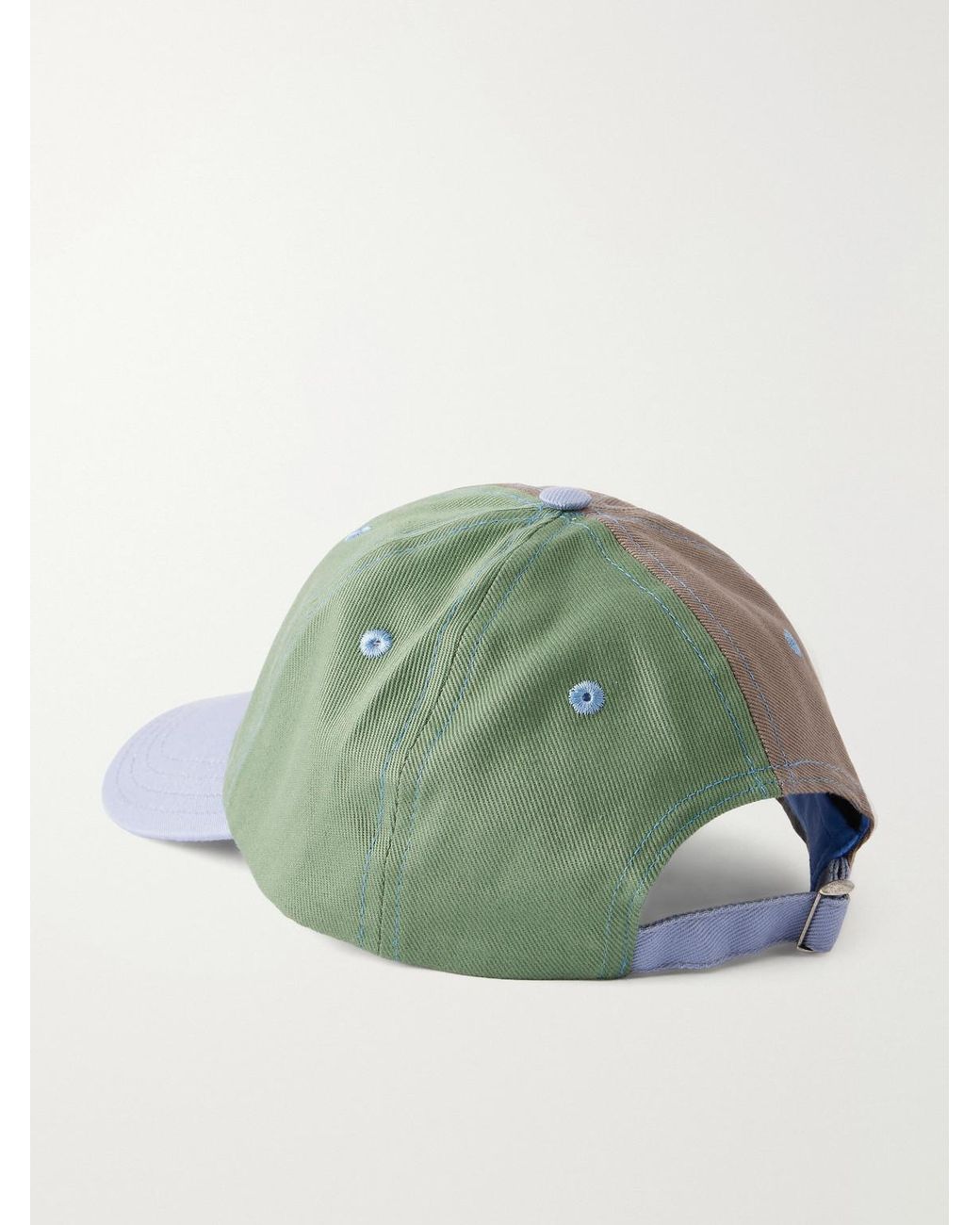 Drake's Natural Logo-Embroidered Cotton-Twill Baseball Cap for men