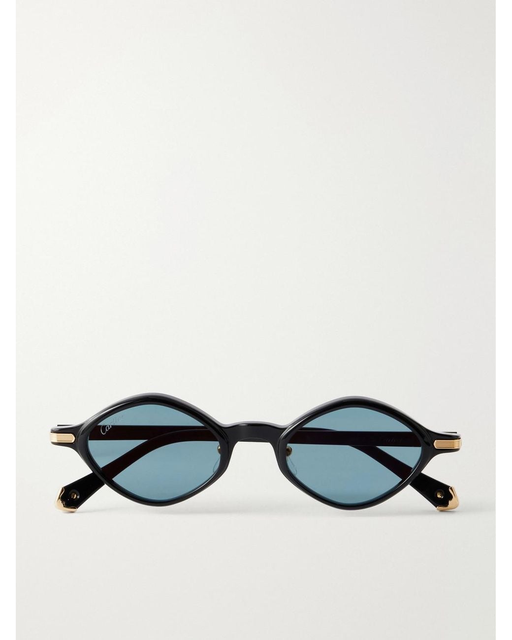 Cartier Black Première De Cartier Round-Frame Recycled-Acetate Sunglasses for men