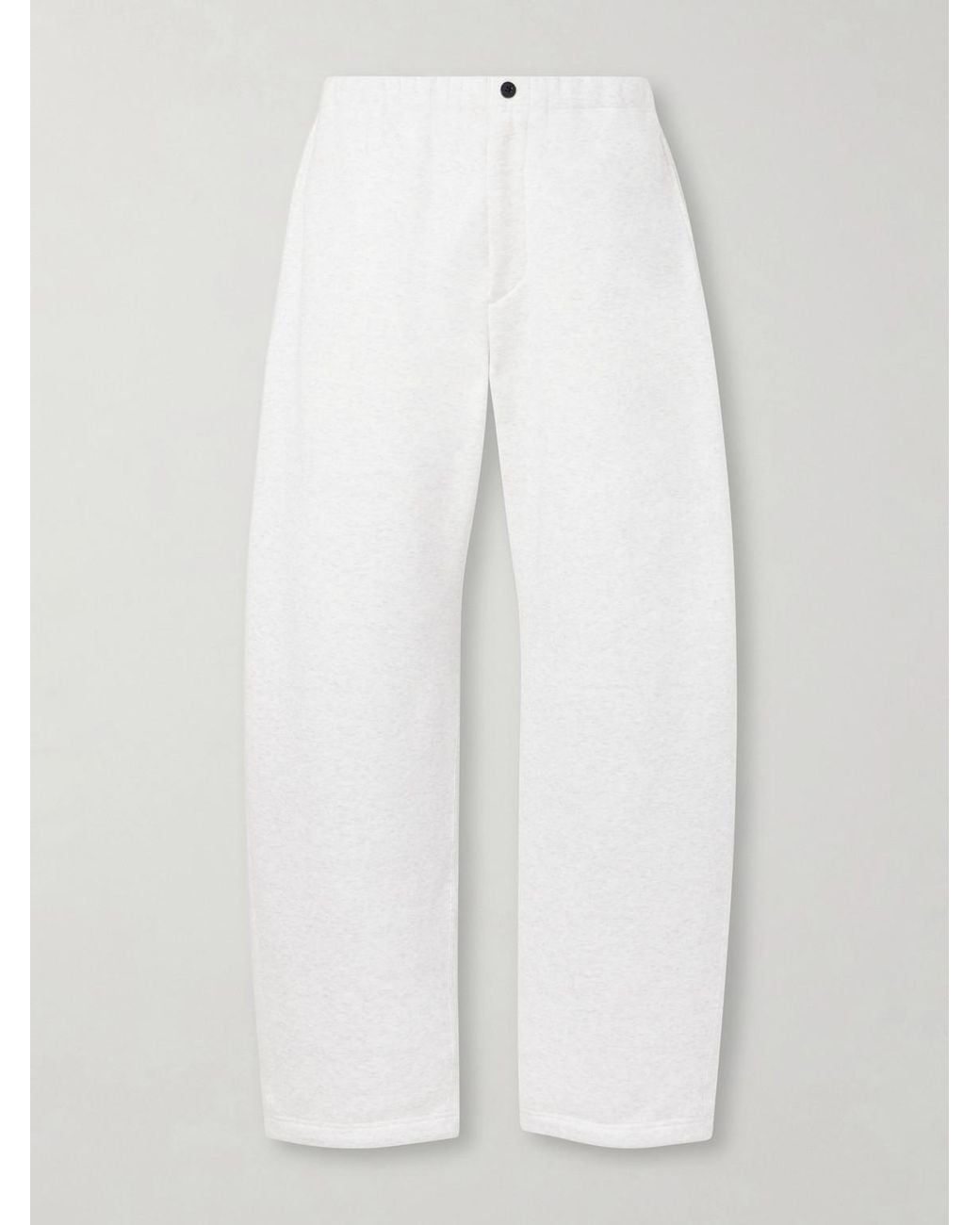 Sacai White Straight-leg Cotton-jersey Sweatpants for men
