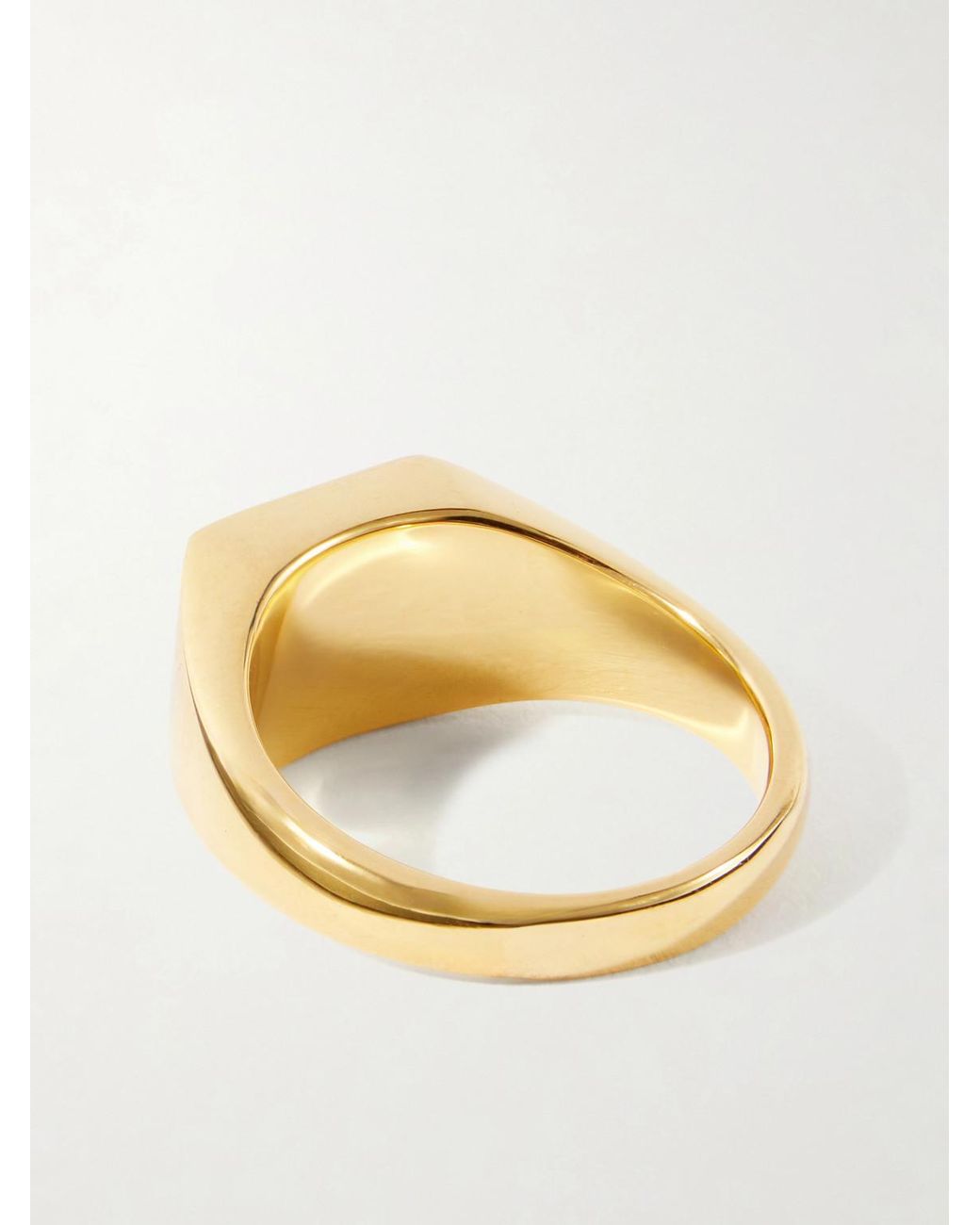 Mikia Natural Plated Sterling Onyx Ring for men